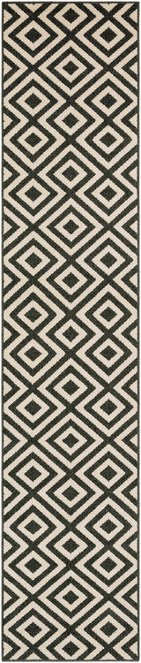 Spilsby Black Trellis Outdoor Rug