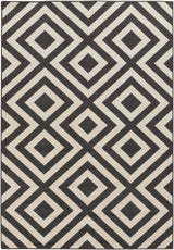 Spilsby Black Trellis Outdoor Rug