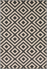 Spilsby Black Trellis Outdoor Rug