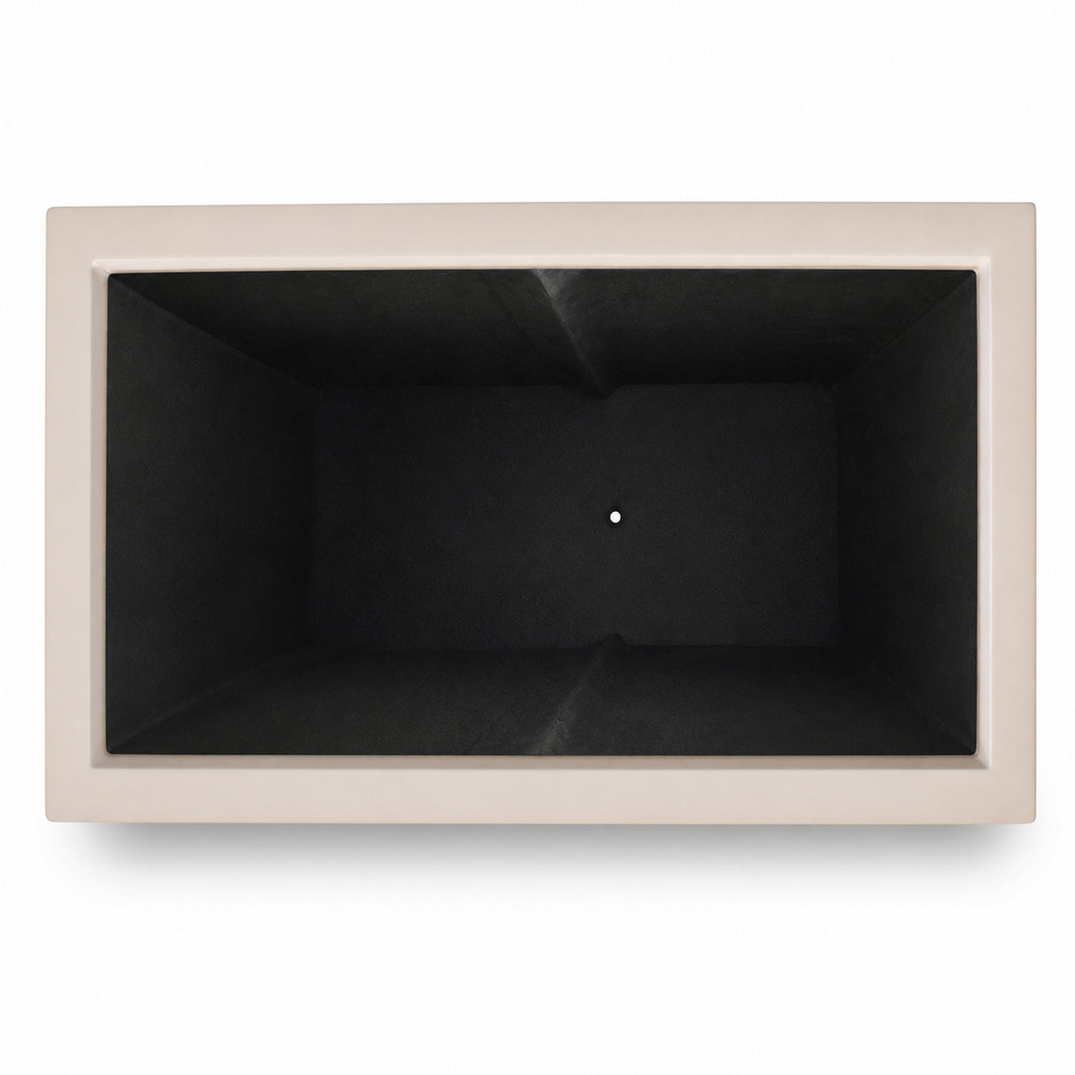 Set of 3 Rectangular Polystone Indoor/Outdoor Planters, Sand