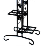 6-Tier Steel Black Plant Stand