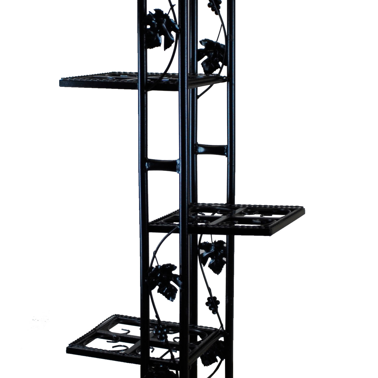 6-Tier Steel Black Plant Stand