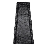 Black Stone Rock 24-in Cast Aluminum Downspout Gutter Splash Block